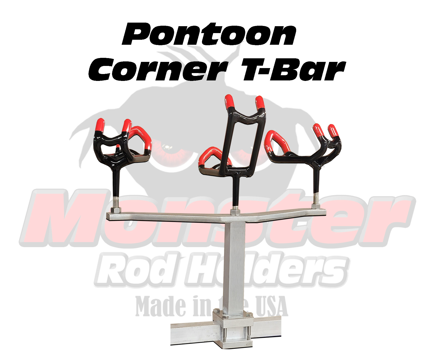 Monster Rod Holders Pontoon Corner T Bars